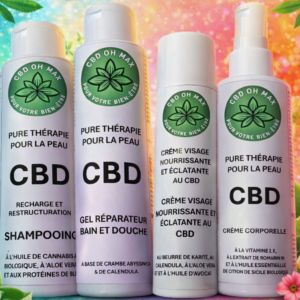 COFFRET COSMÉTIQUES AU CBD & CHANVRE